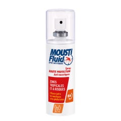 Spray haute protection antimoustiques 100ml Zone tropicales et à risques Moustifluid