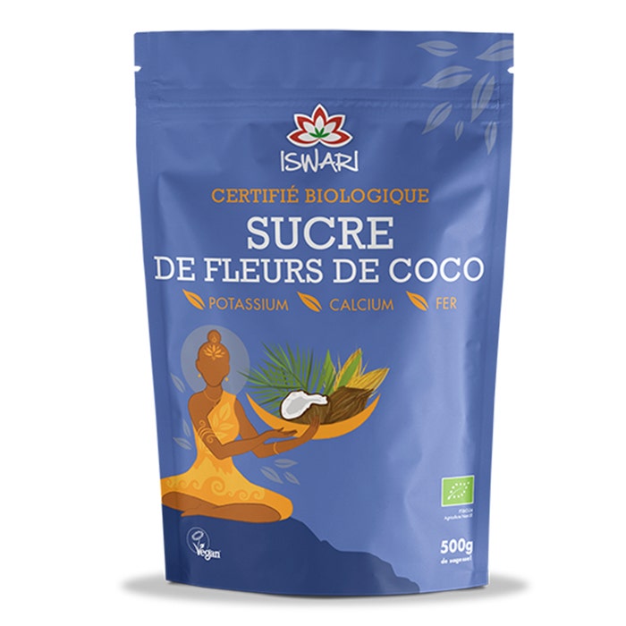 Sucre de coco Bio 500g Super Aliment Pur Iswari