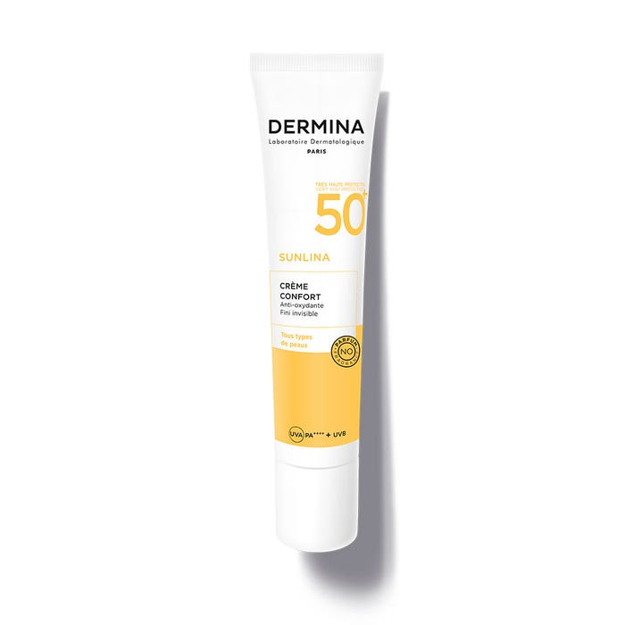 Creme solaire confort SPF50+ 40ml Sunlina Dermina