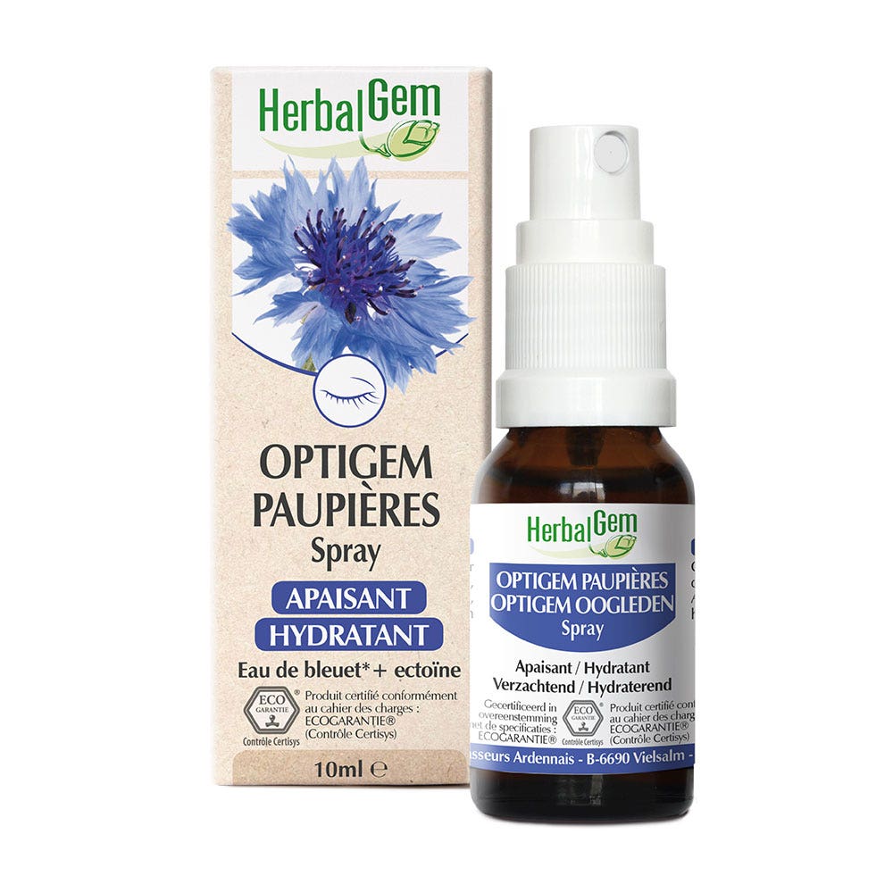 Herbalgem Spray Paupieres Optigem Apaisant Et Hydratant 10ml