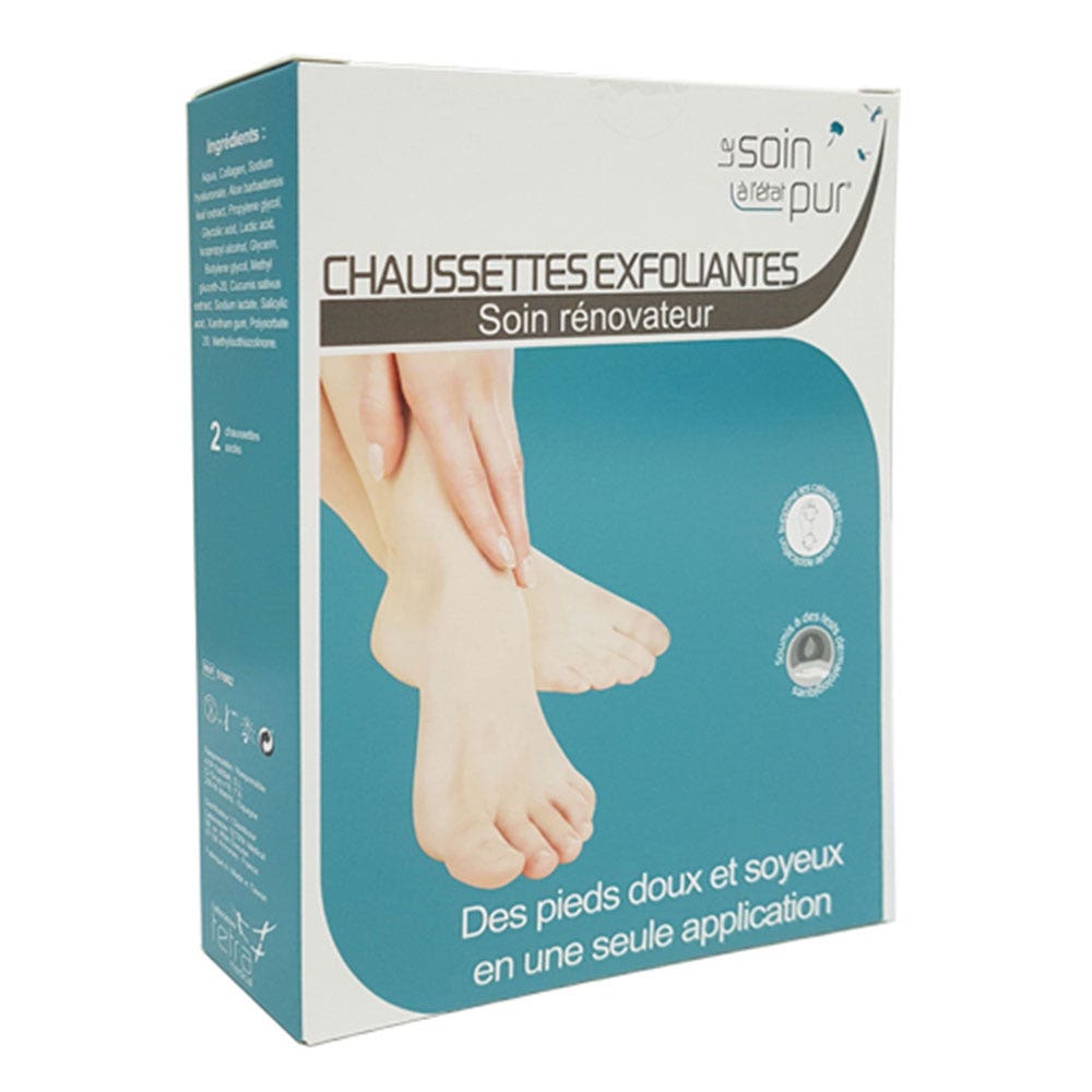 Chaussettes exfoliantes action best sale