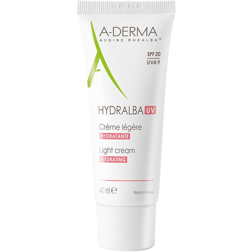 A-Derma Hydralba Creme Hydratante Uv Legere 40ml