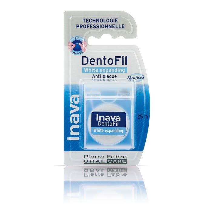 Inava Dentofil Fil Dentaire White Expanding Anti Plaque Menthe 25m