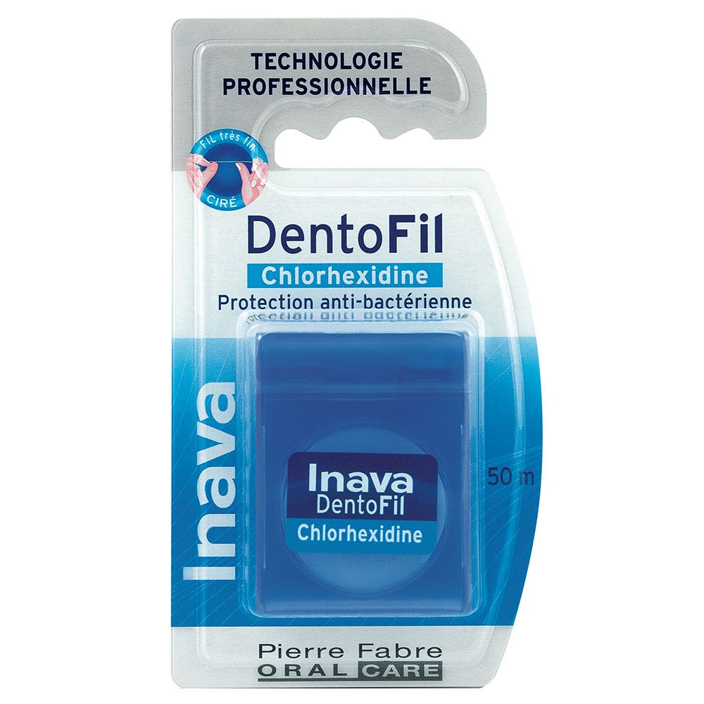 Inava Dentofil Fil Dentaire Chlorhexidin 50m