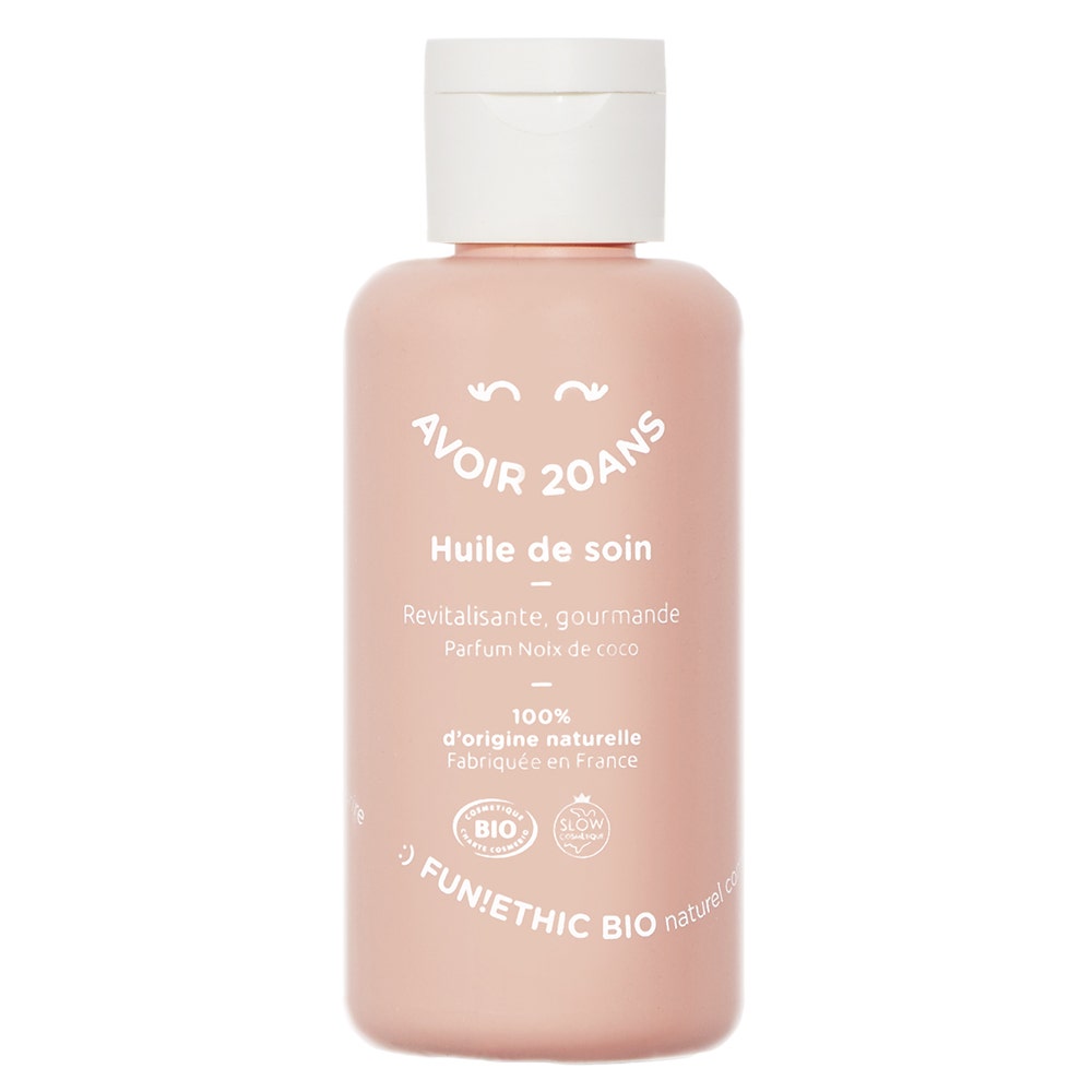 Fun!Ethic Avoir 20 ans Huile de soin Hydratante Bio 100ml