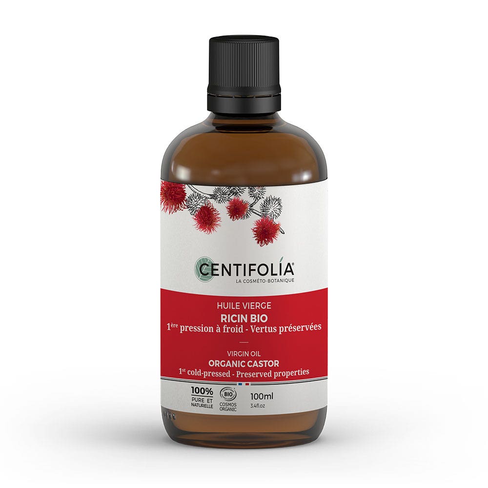 Centifolia Huiles végétales Huile vierge bio ricin 100ml