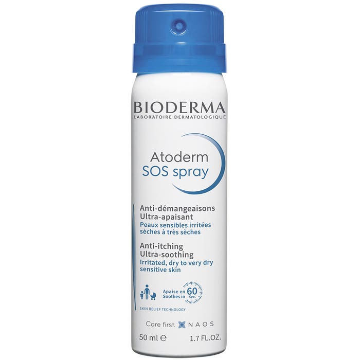 Bioderma Atoderm Spray anti-démangeaison Peaux atopiques 50ml