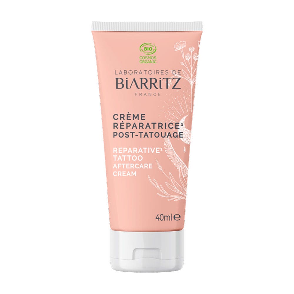 Laboratoires De Biarritz Réparateurs Crème Post-Tatouage Bio Répare et hydrate 40ml