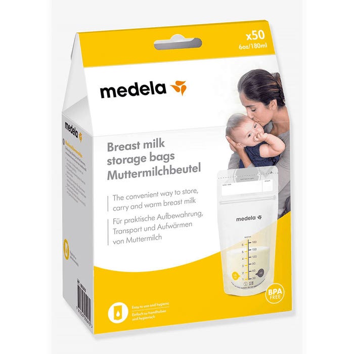 Sachets de conservations pour lait maternel x50 Medela