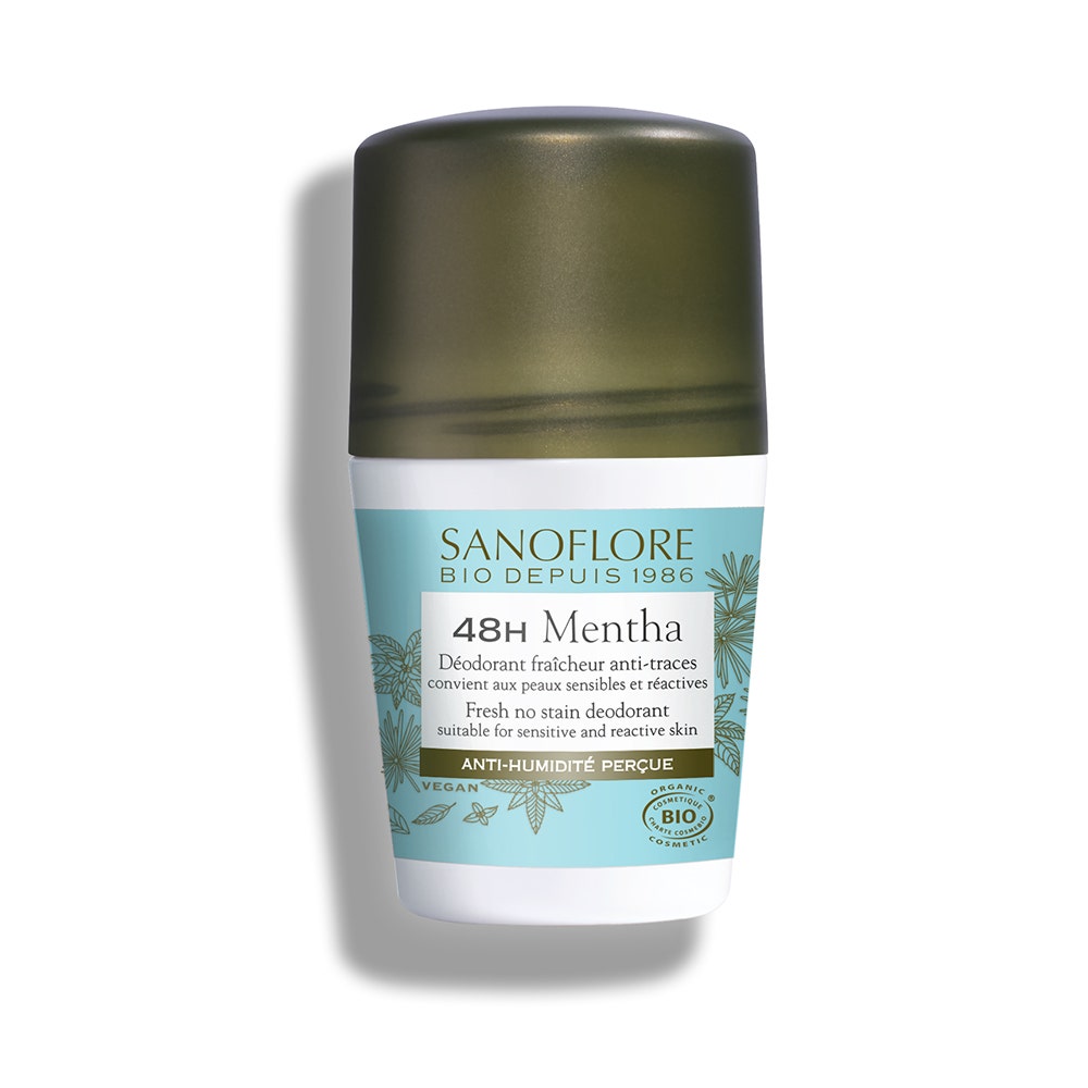Sanoflore Deodorants Déodorant Bio 48h Mentha femme et homme 50ml