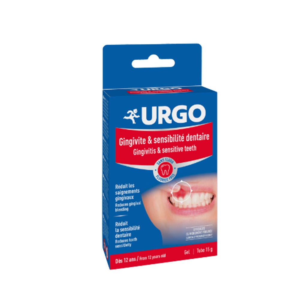 Urgo Visage Gel gingivite et sensibilité dentaire Dès 12 ans 15g