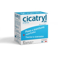 Pierre Fabre Cicatryl Crème Plaies et Ecorchures Superficielles 10 sachets