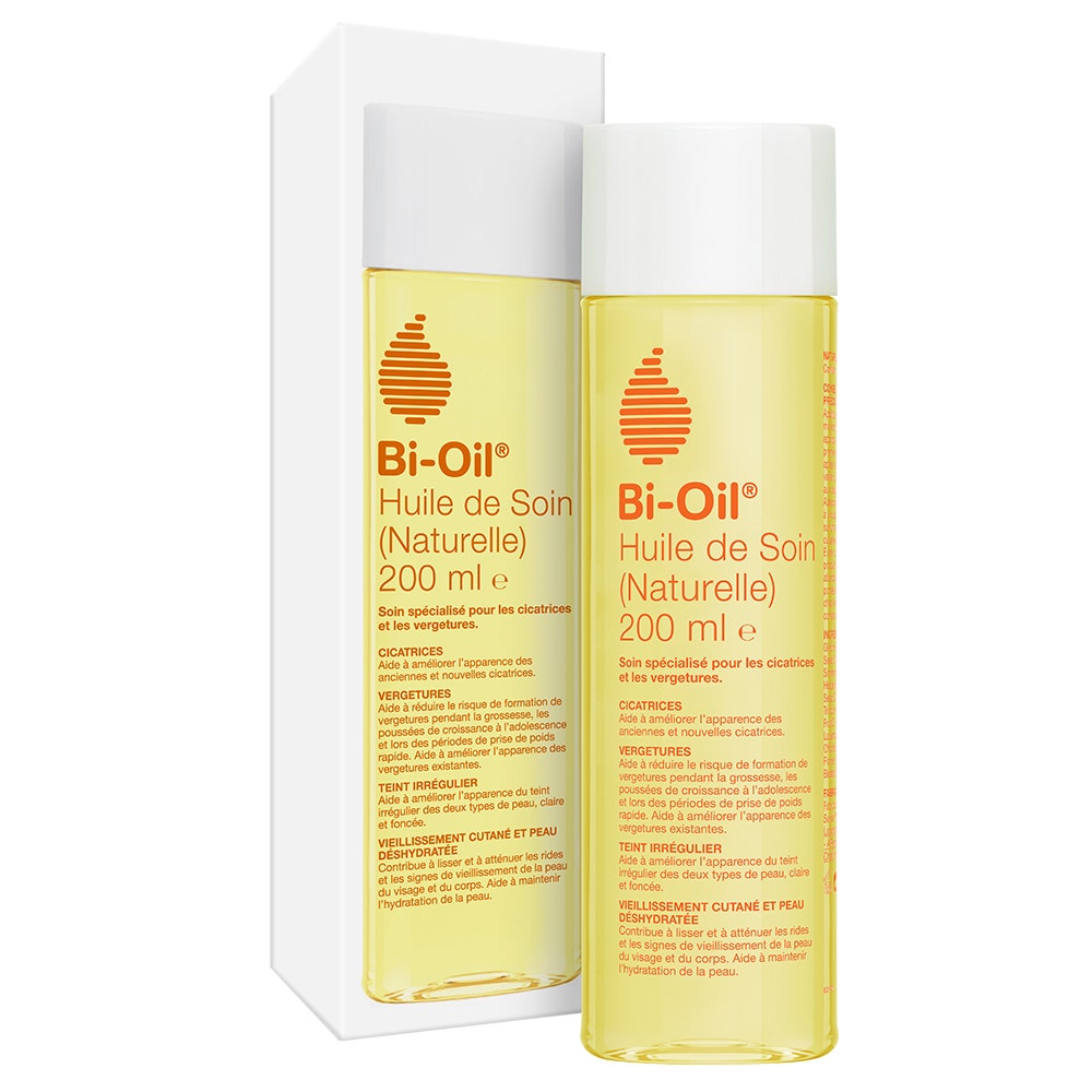 Bi-Oil Huile de soin Naturelle Vergetures et Cicatrices 200ml
