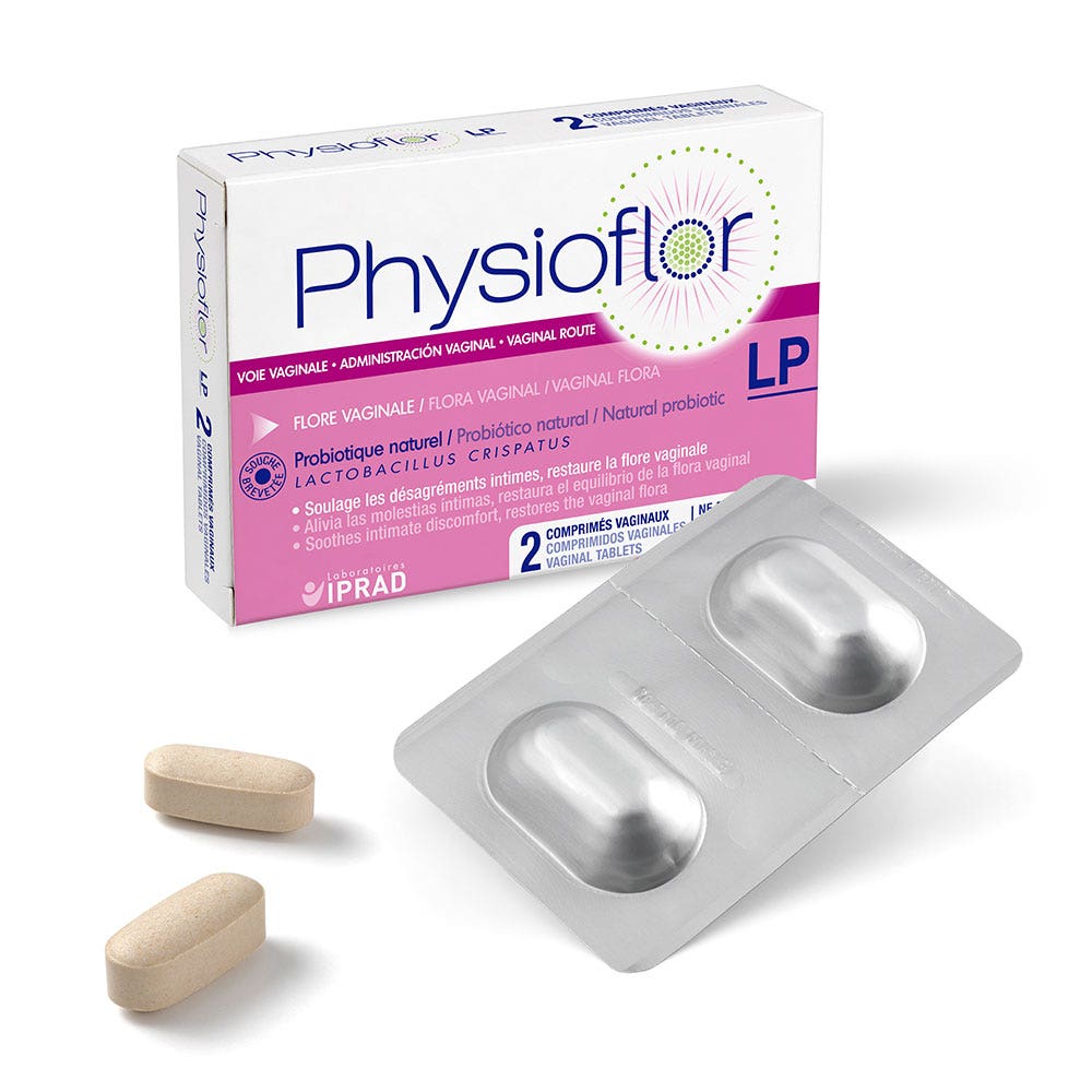 Saforelle Physioflor Probiotiques Naturels Lp Comprimés Vaginaux X2