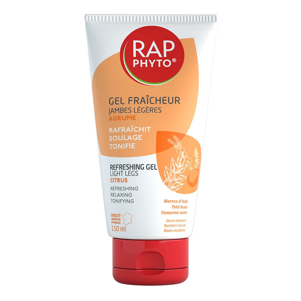 Rap Phyto Gel Fraîcheur Jambes Légères Parfum Agrumes 150ml