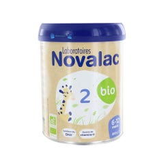 Novalac Lait en poudre Bio 2 De 6 à 12 mois 800g