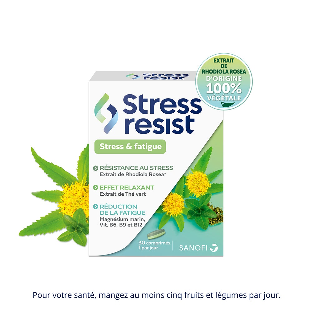 Sanofi Stress Resist Bicouche 30 Comprimes