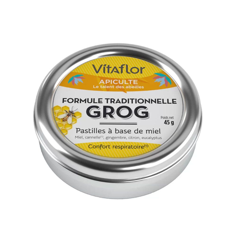 Pastilles Grog à base de miel Vitaflor