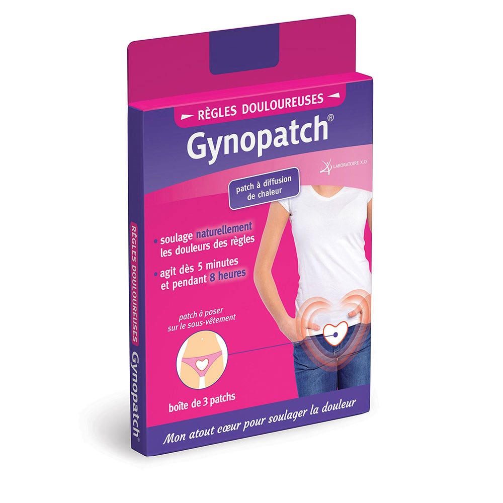 Laboratoire X.O. Gynopatch Règles Douloureuses 3 Patchs