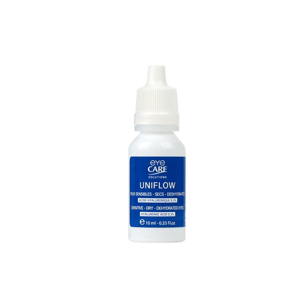 Eye Care Cosmetics Gouttes oculaires d'hydratation et de lubrification Uniflow 10ml