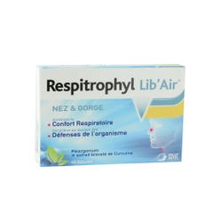 Jolly Jatel Laboratoires Respitrophyl Lib'Air Nez & Gorge 15 gélules