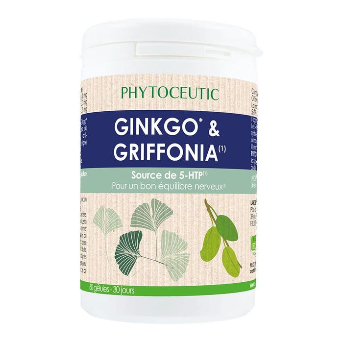 Phytoceutic GInkgo & Griffonia Bio 60 gélules