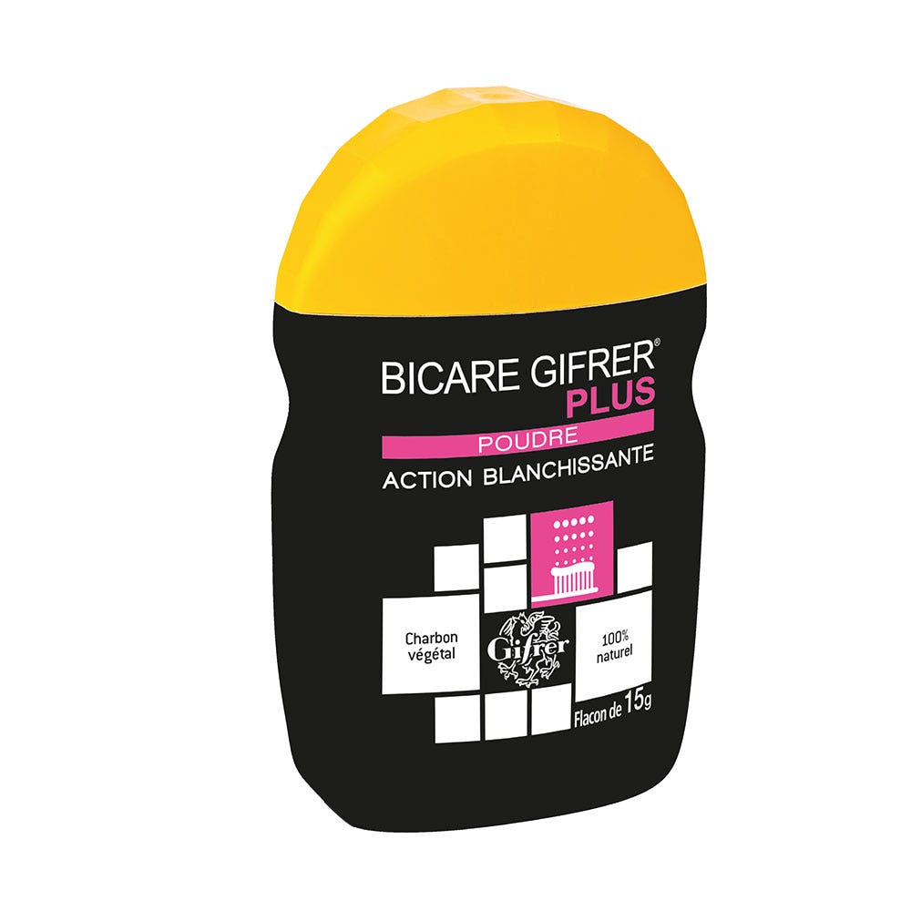 Gifrer Bicare Plus Poudre action blanchissante Charbon végétal 15g