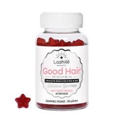 Lashilé Beauty Good Hair Women Anti-Chute cheveux Action ciblée 60 gummies