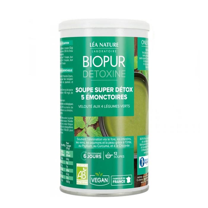 Soupe Super Detox 5 Emonctoires Bio 150 g Biopur
