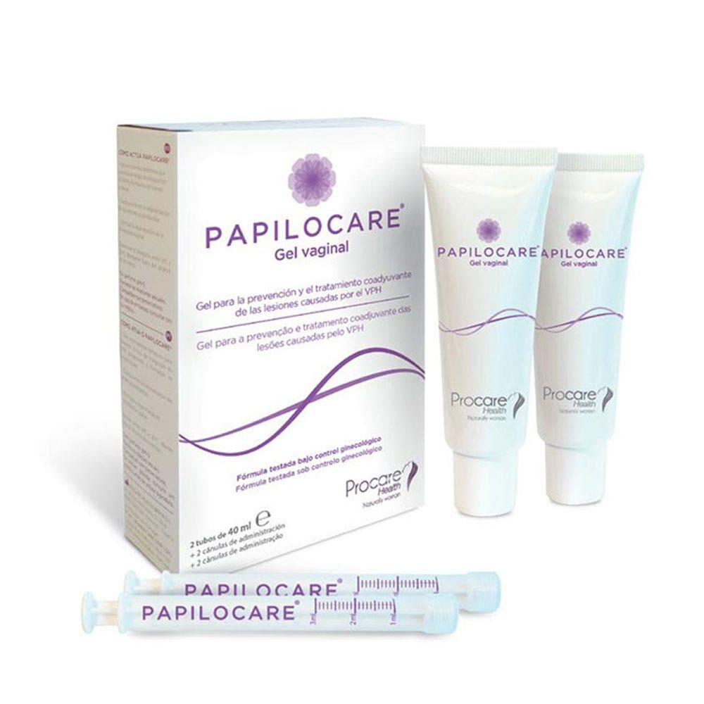 Procare Papilocare Gel Vaginal 2 Tubes Avec Applicateurs 2x40ml