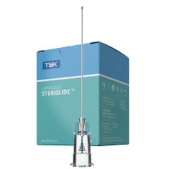 TSK LAB Canules Steriglide 25G(0,5mm)x50mm par 20