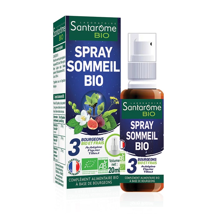 Santarome Spray Sommeil Bio Complexe de bourgeons 20ml
