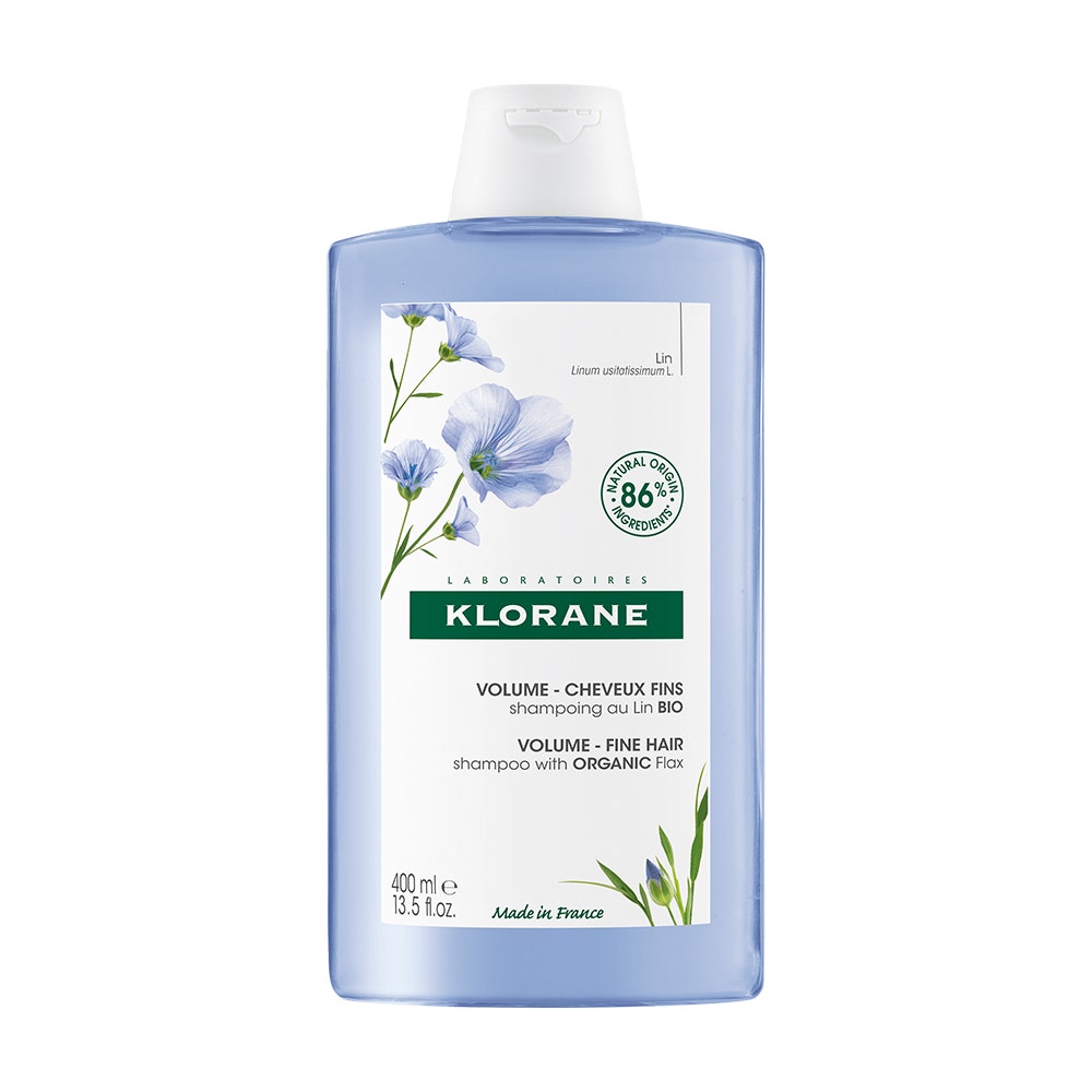 Klorane Lino Champú volumen cabello fino Bio 400ml