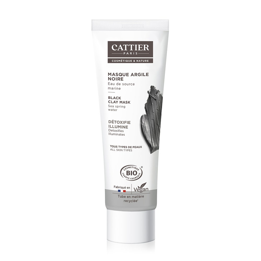 Cattier Argile Masque Noire Bio 100ml