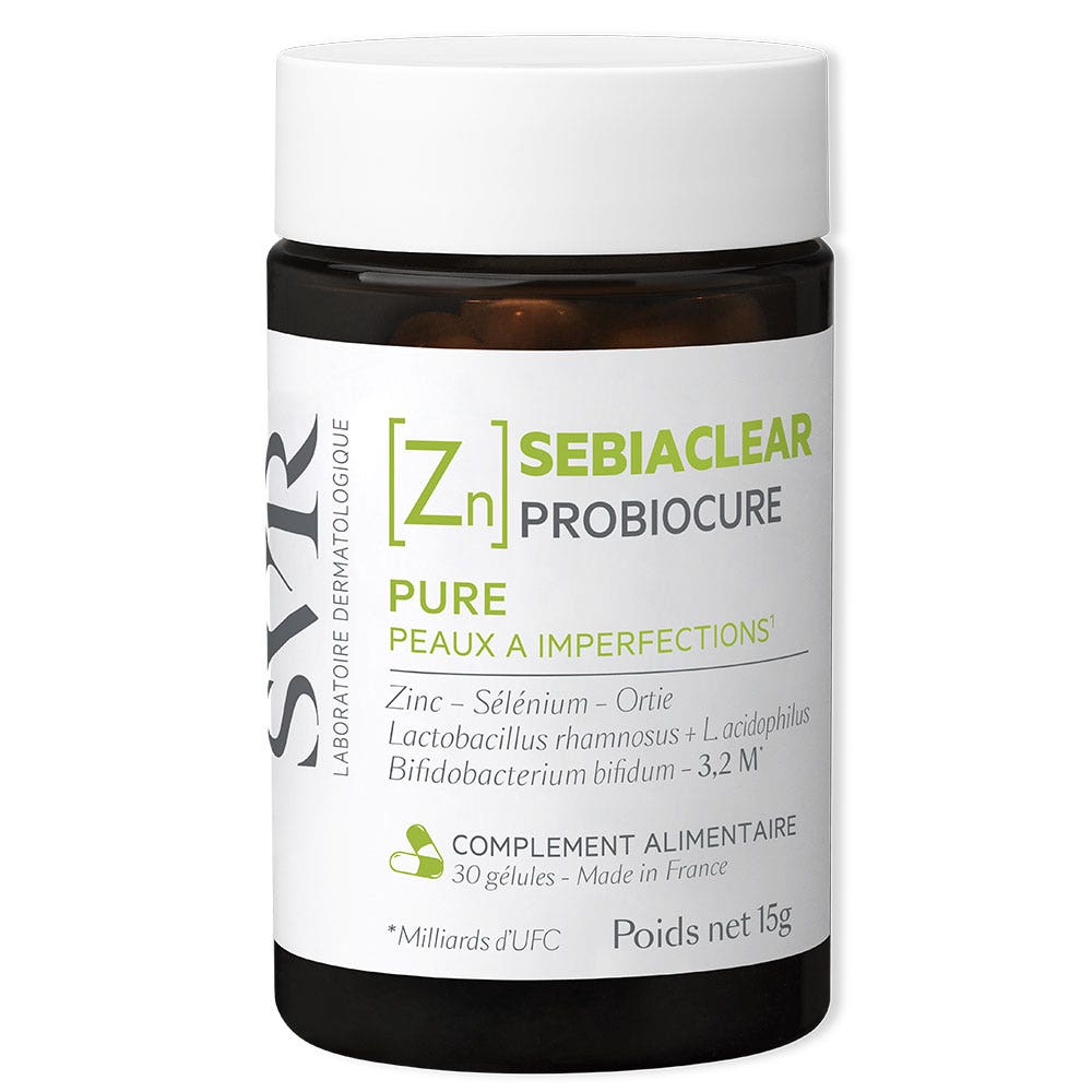 Svr Probiocure Sebiaclear Pure Peaux A Imperfections 30 gélules