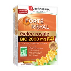 Forté Pharma Forté Royal Gelée Royale Bio 2000 mg 20 ampoules
