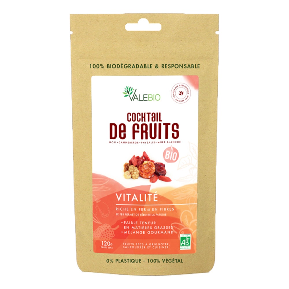 Valebio Cocktail Super Fruits Bio 120g