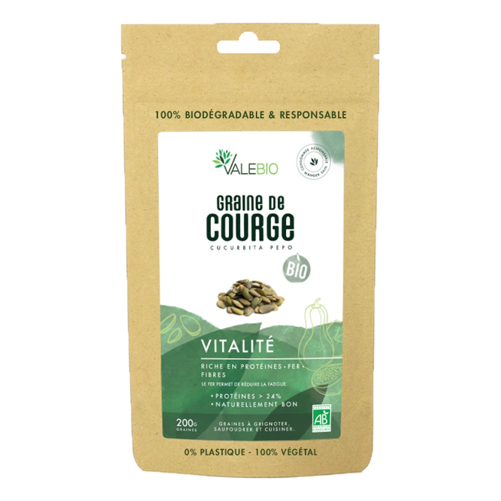 Valebio Graine De Courge Bio 200g