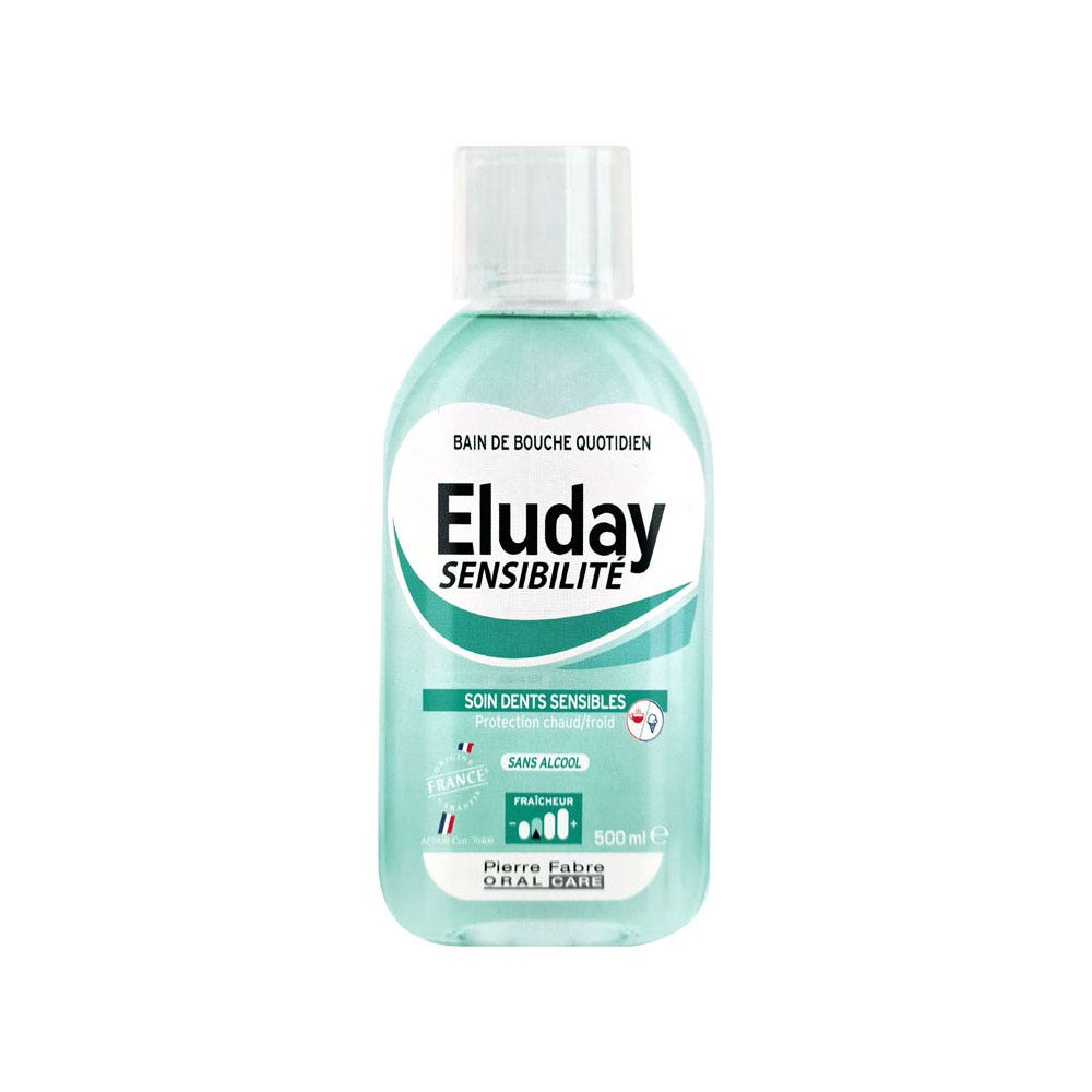 Eluday Bain de Bouche Dents Sensibles 500ml
