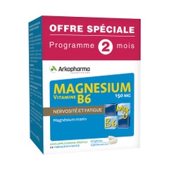 Arkopharma Arkovital Fatigue Magnésium, Vitamine B6 120 gélules
