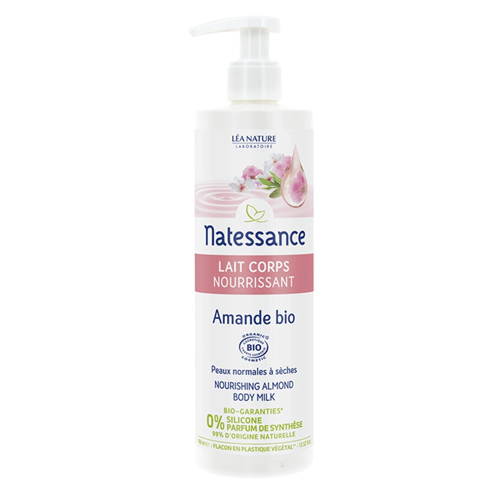 Natessance Lait corps nourrissant Amande Bio 400ml