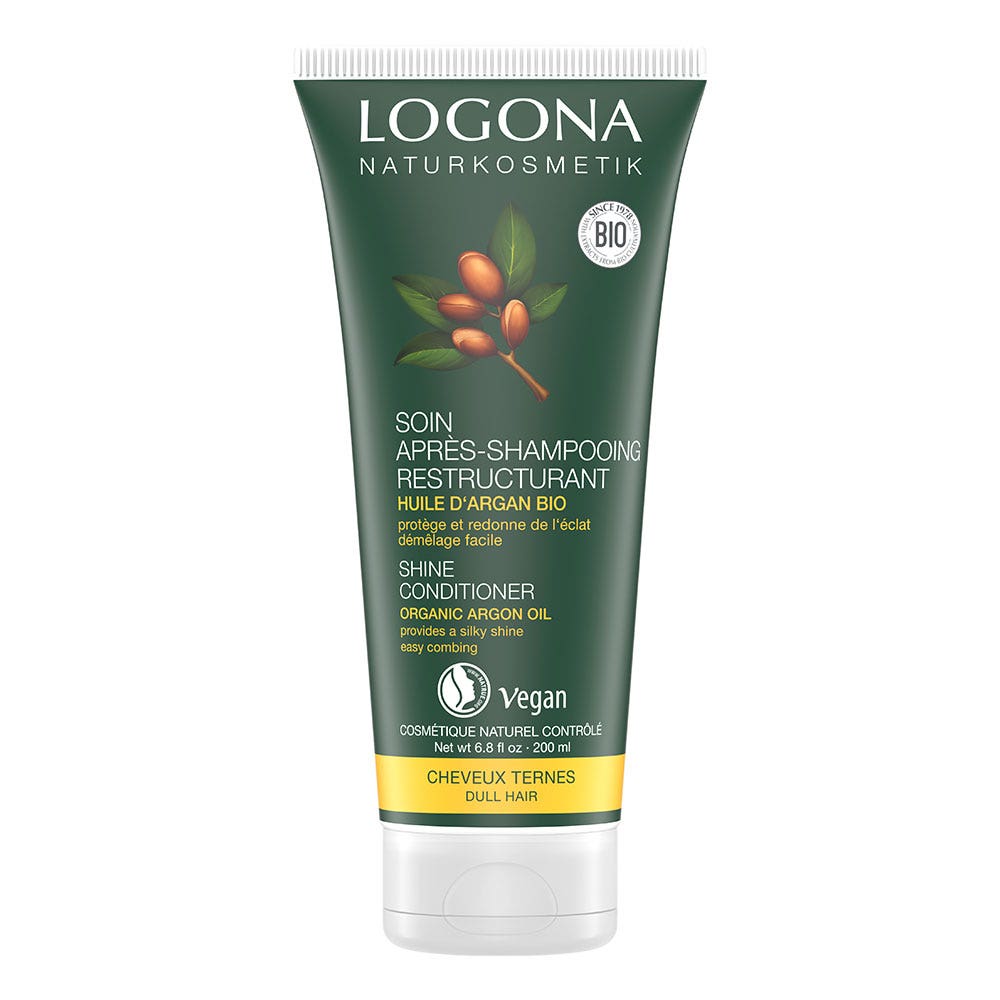 Logona Soin après-shampooing restructurant argan bio 200ml