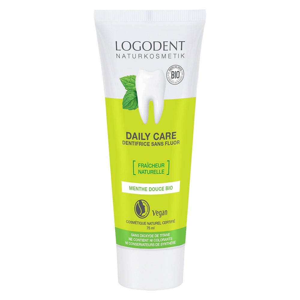 Logona Dentifrice Daily Care fraîcheur naturelle sans fluor 75ml