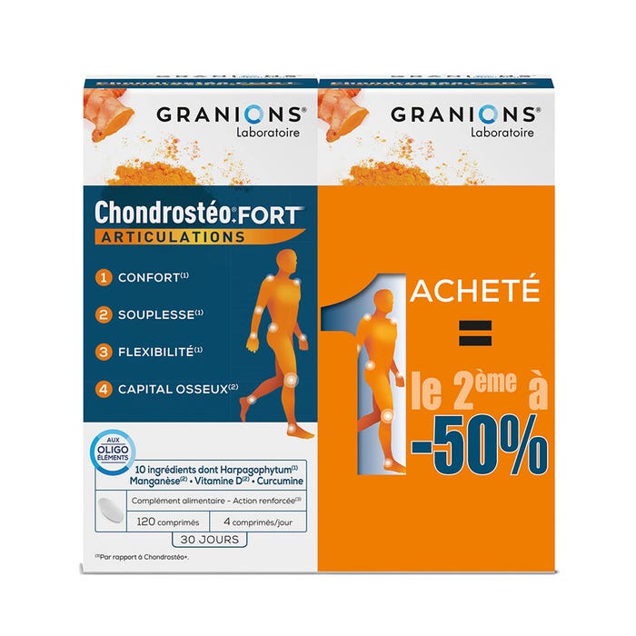 Granions Chondrosteo Fort Articulations 2x120 Comprimes