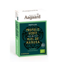 Aagaard Propolis Verte & Miel De Manuka Bio x36 pastilles