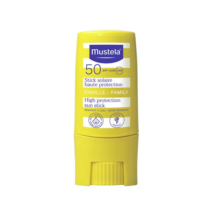 Stick Solaire Haute Protection SPF50 Famille 9ml Mustela