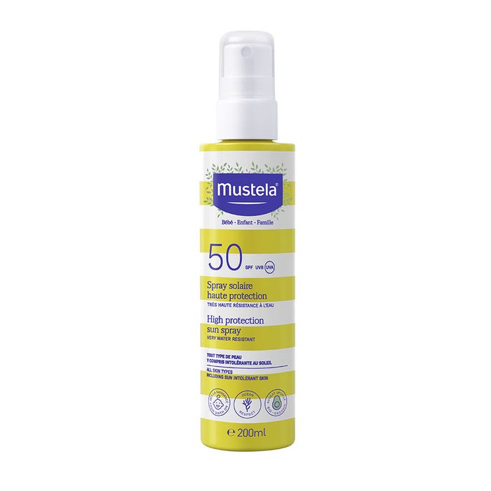 Spray Solaire Haute Protection SPF50 200ml Mustela