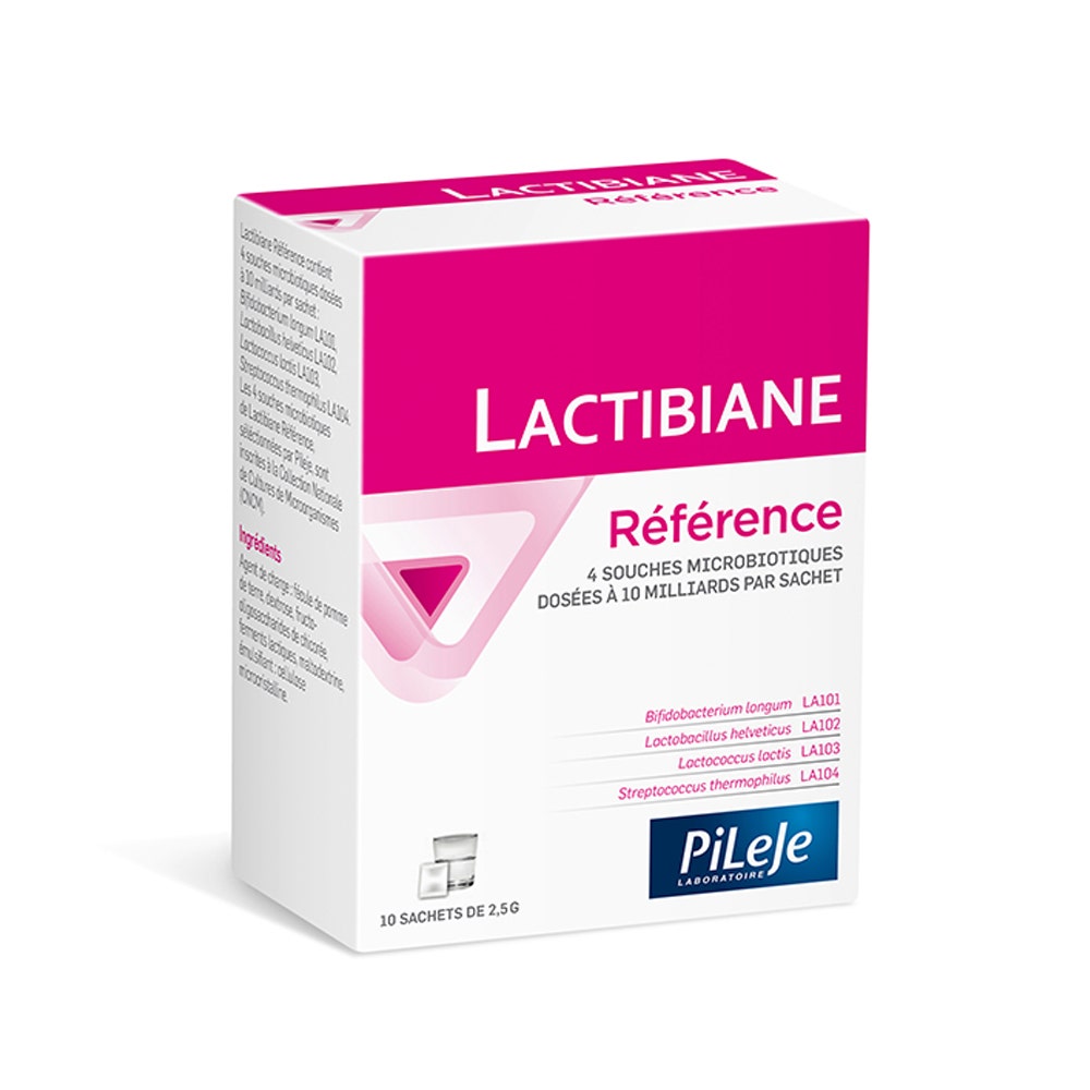 Pileje Lactibiane Référence Lactibiane Microbiotiques 10x2,5g
