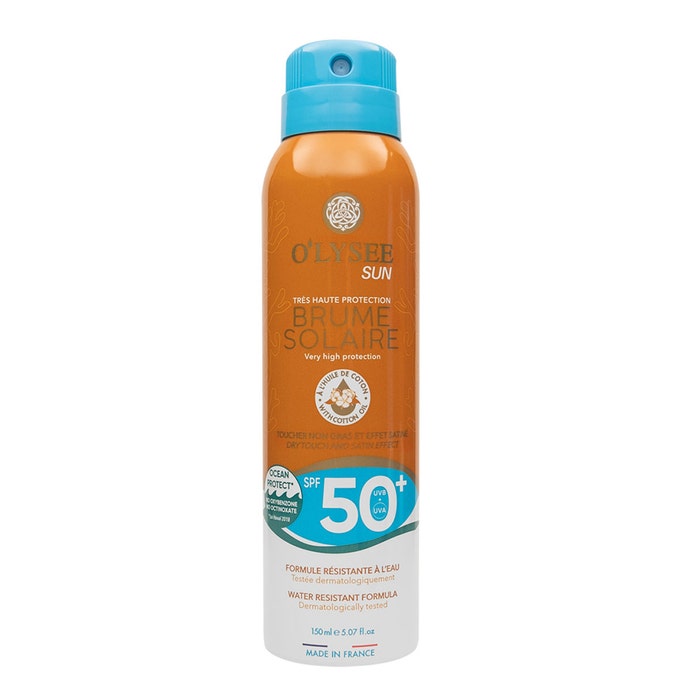 Brume solaire très haute protection Sun soin SPF 50+ 150ml O'LYSEE