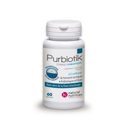 Natural Nutrition Purbiotik formule symbiotique 60 Comprimes